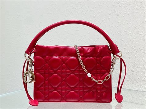 lady dior top handle drawstring|Lady Dior Top Handle Drawstring Mini Bag Scarlet .